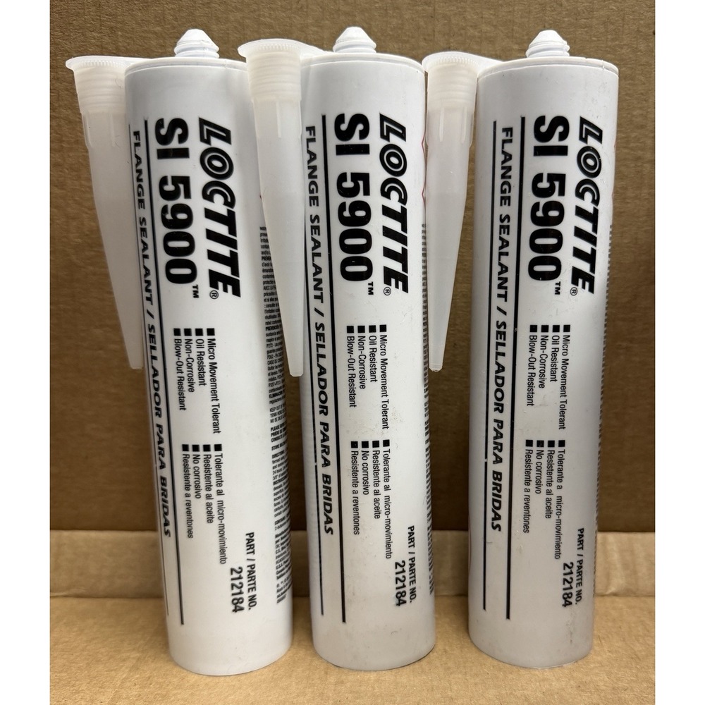 3X LOCTITE SI 5900  Flange Sealant 300 mL 212184 Use By 04/2026